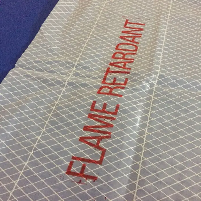 6 Mil Poly Sheeting MWC Flame Retardant String Reinforced (20' X 100')