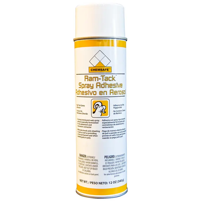 ChemSafe Ram-Tack Adhesive Spray 12-oz. Aerosol Cans (12 Cans Per Pack)