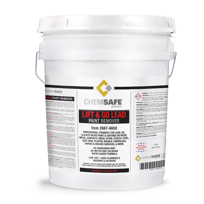 ChemSafe Lift & Go Lead Paint Remover Neutralizer & pH Test (5 Gallon)