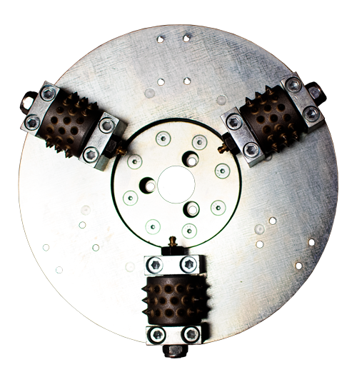 11" Bush Hammer Head with Large Rollers