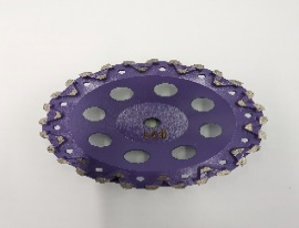  V Shape Cup Wheel 16 Seg (7" x 7/8-5/8)