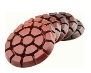3" Copper Metal Wet/Dry Resin Polish Pads (200 Grit) 8mm - Transition