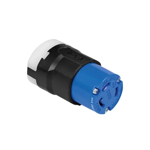 [ACAHCL630C] Female Connector 30A 250V (2P3W-BL&BK)