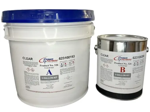 [3263GL] CrownClear 326 - UV Resistant Epoxy (3 Gallon Kit)