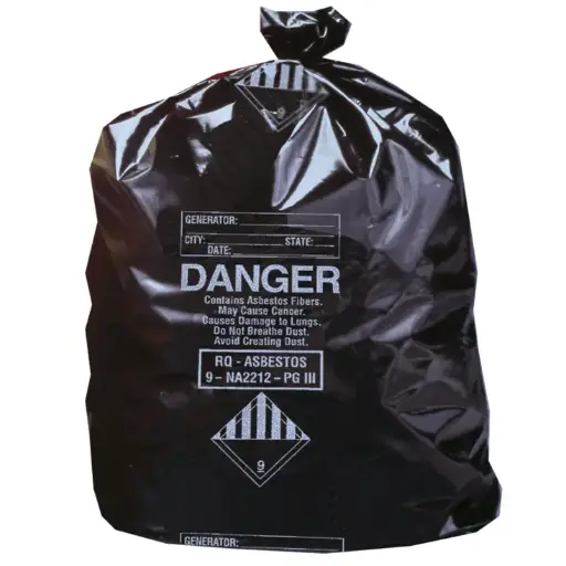 [56132] Black 6 Mil ACM Printed 33" X 50" Perforated Bags - 75 Per Roll