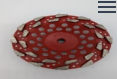 [CW07TTDP18] 7" Tear Drop Threaded Diamond Cup Wheel (7" x 5/8-11 - 18/20 Grit)