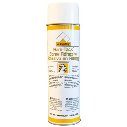 [57002] ChemSafe Ram-Tack Adhesive Spray 12-oz. Aerosol Cans (12 Cans Per Pack)