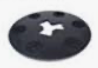 11" Tooling Holder Plastic (3" Velcro flush)