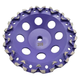 [CW07T-VP20] V Shape Cup Wheel 7"x 5/8-11 Threaded