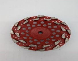 [CW07T-TDP18] Tear Drop Diamond Cup Wheel (18/20 - 7" x 5/8-11)