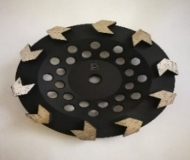 [CW07-AP] Arrow Cup Wheels 10mm Seg (7" x 7/8-5/8)