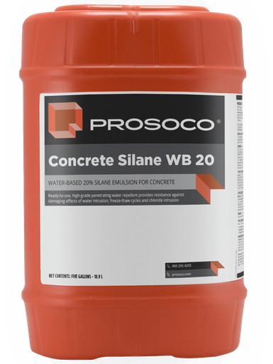 [47160-05GAL] Concrete Silane WB 20 (5 Gallon)