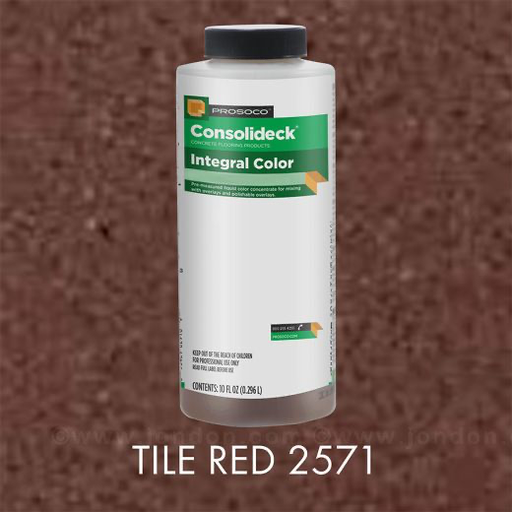 [46735-10OUNCE] Intergral Color for Overlays (Tile Red 2571) 10oz