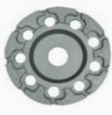 [7CUPT] 7" T-Seg Cup Wheels 