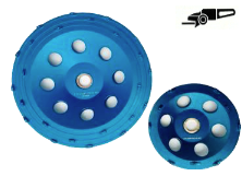 [7CUPPCDAG24] 7" PCD Diamond Cup Wheel Small Angular (AG) 24 Segments