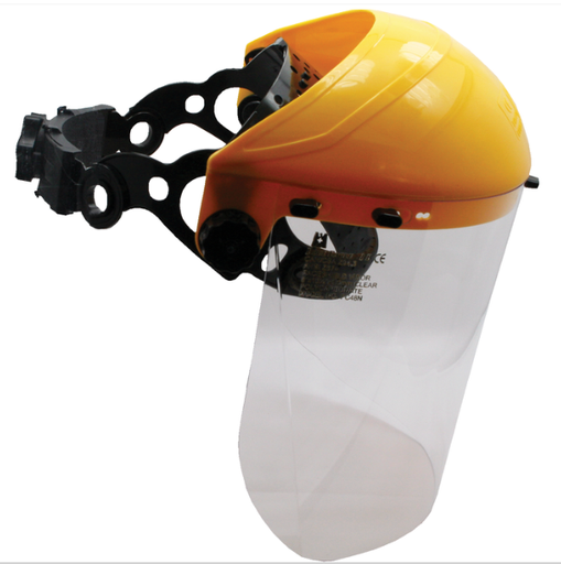 [40530] Aegis Stand Alone Headgear With Ratchet for Visor/Faceshield, 8" X 15-1/2"