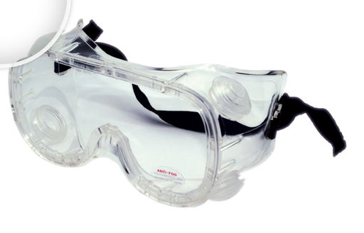[40035] Aegis Anti-Fog Indirect Vent Clear Safety Goggles With Elastic Headband