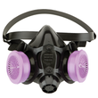 [52471] Aegis Honeywell Dual Cartridge Silicone Half-Face Respirator with Nosecup (Medium)