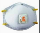 [52373] 3M N95 Particulate Respirator 8511 Cool Flow Exhalation Valve Dual Headstrap Nose Clip (Pack of 10)