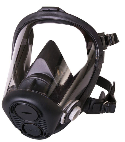 [1618-2091] Aegis Honeywell RU65001M Silicone Full Facepiece Respirator with 5 Point Harness (Medium)