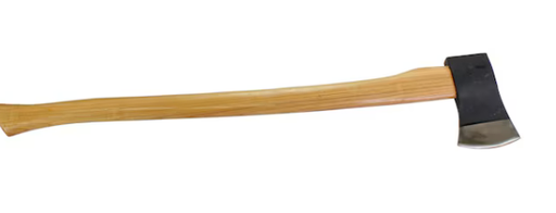 [AXE-FG-SIN] Single Bit Axe 3.5 LB Steel Head Wood Handle